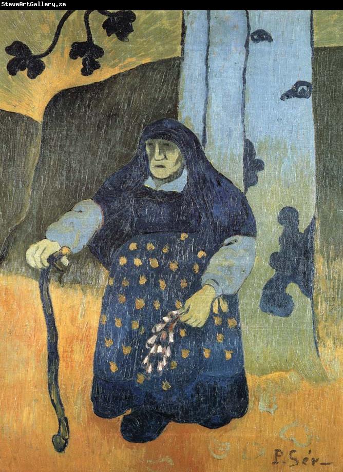 Paul Serusier old berton woman under a tee